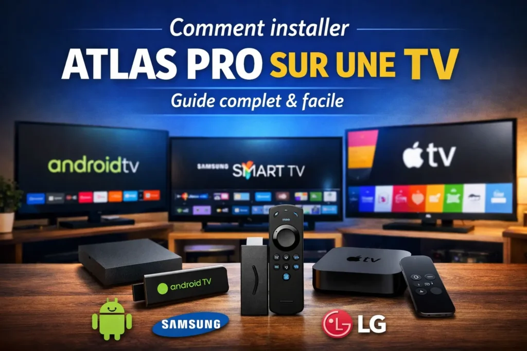 installer atlas pro sur une tv